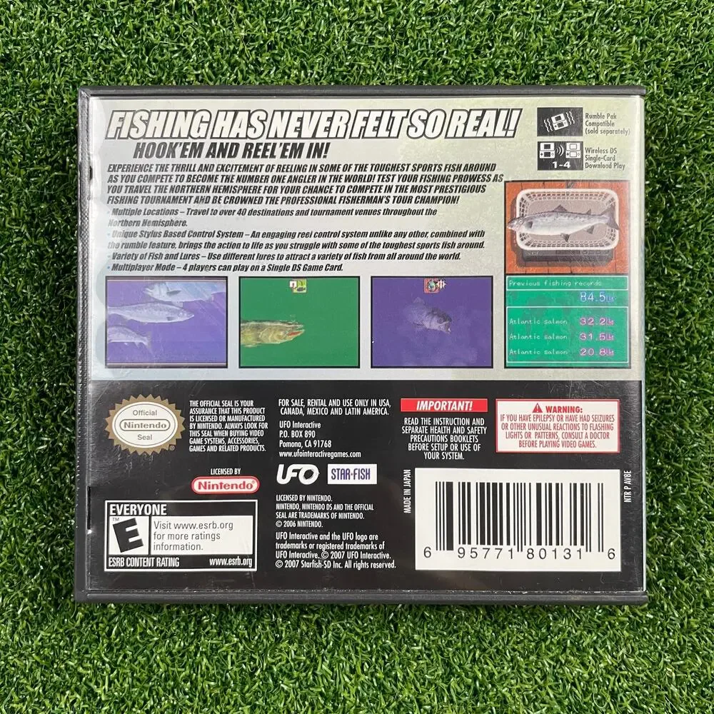 Professional Fisherman's Tour: Northern Hemisphere (Nintendo DS) Complete